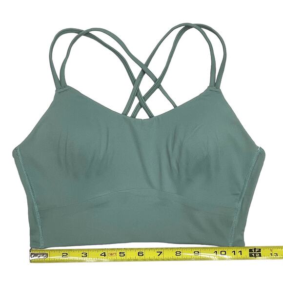 Attifall Longline Strappy Sports Bra Sz 6 BC XS New Low Impact  Criss Cross Back - Picture 7 of 9